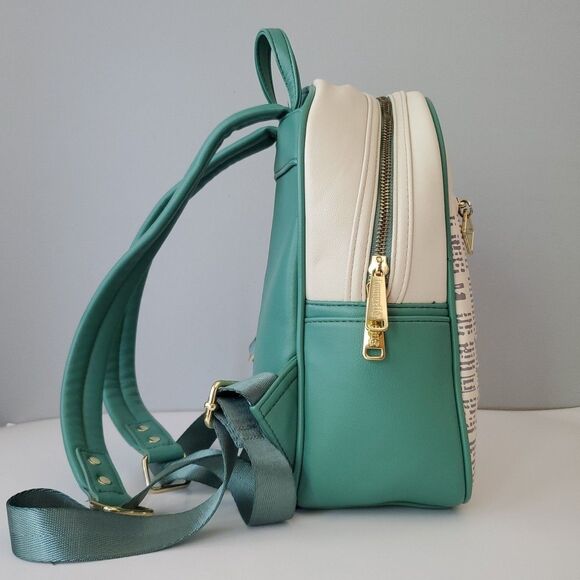 Loungefly Disneys Lady and The Tramp Newspaper Faux Leather Small Backpack - Picture 7 of 15